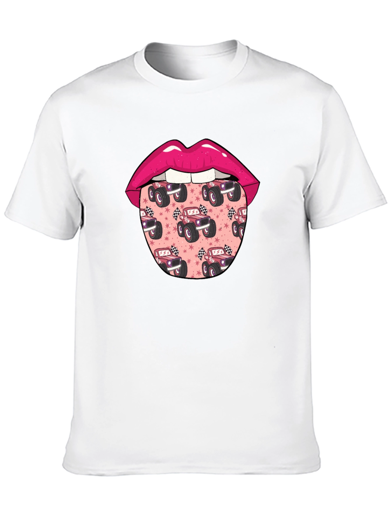 Monster Truck Lips Graphic Tee - Unisex