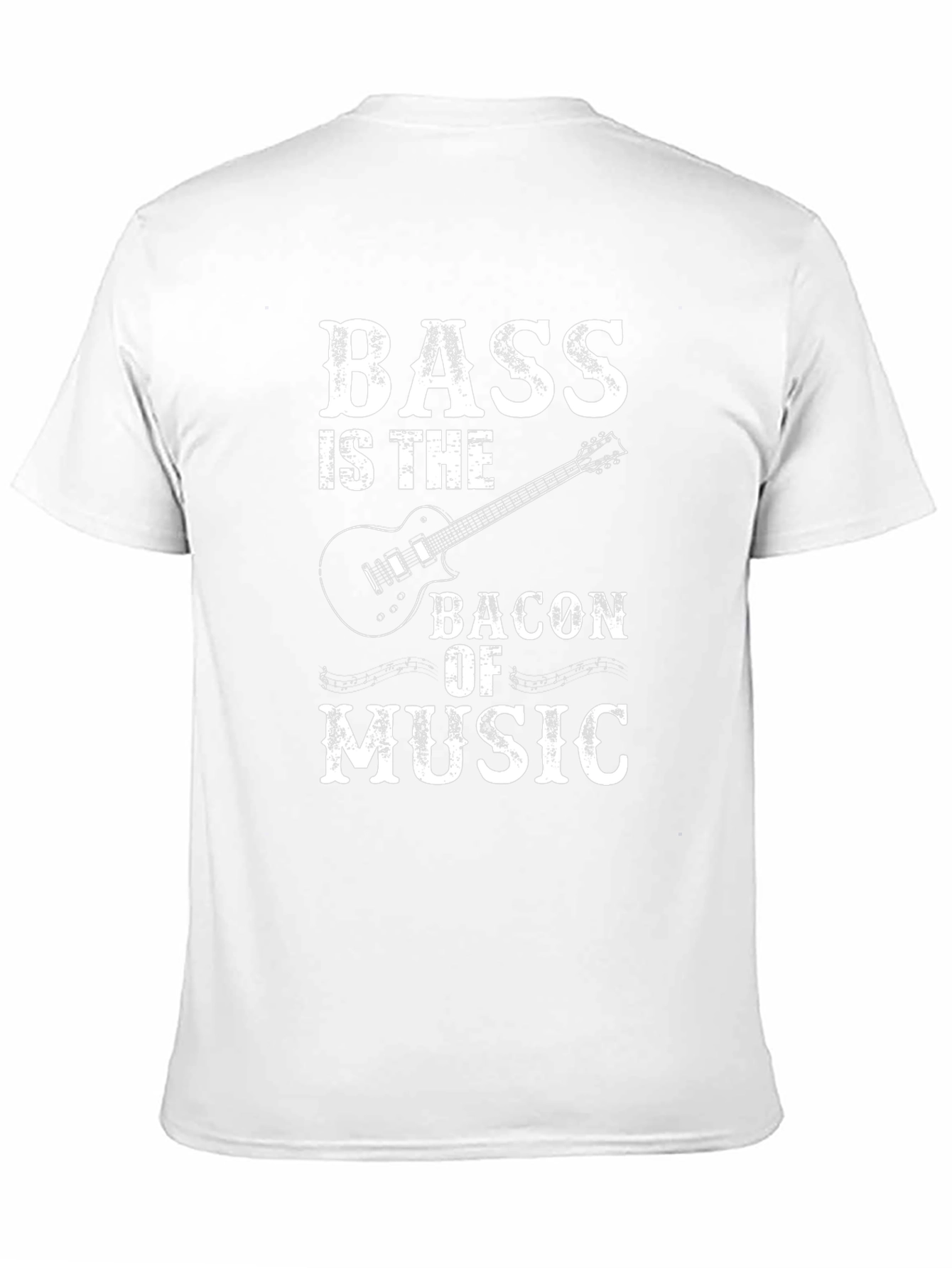 Bass is the Bacon of Music Black T-Shirt