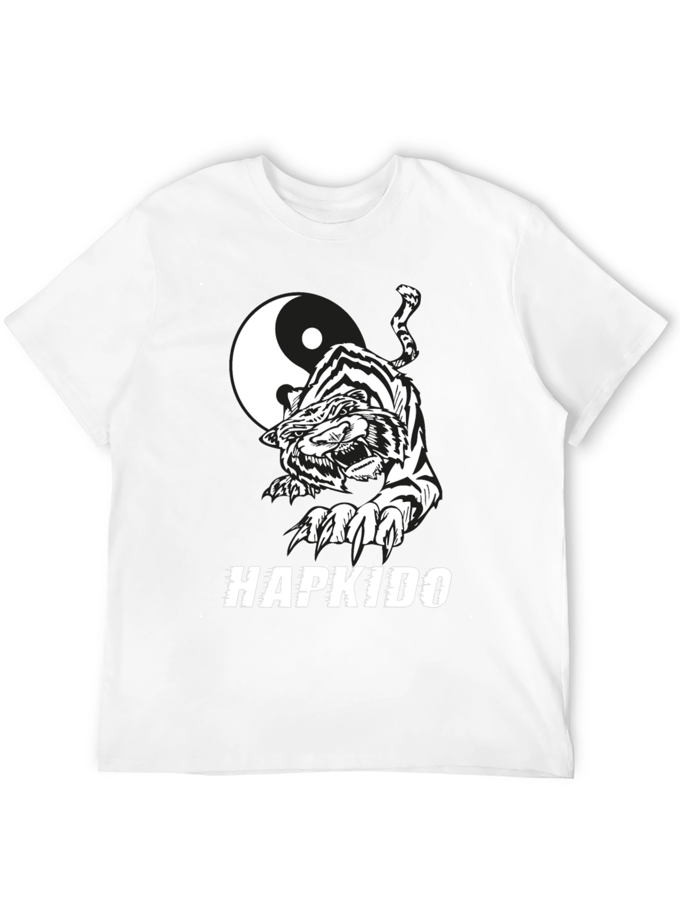 Hapkido Tiger Yin Yang Graphic Tee