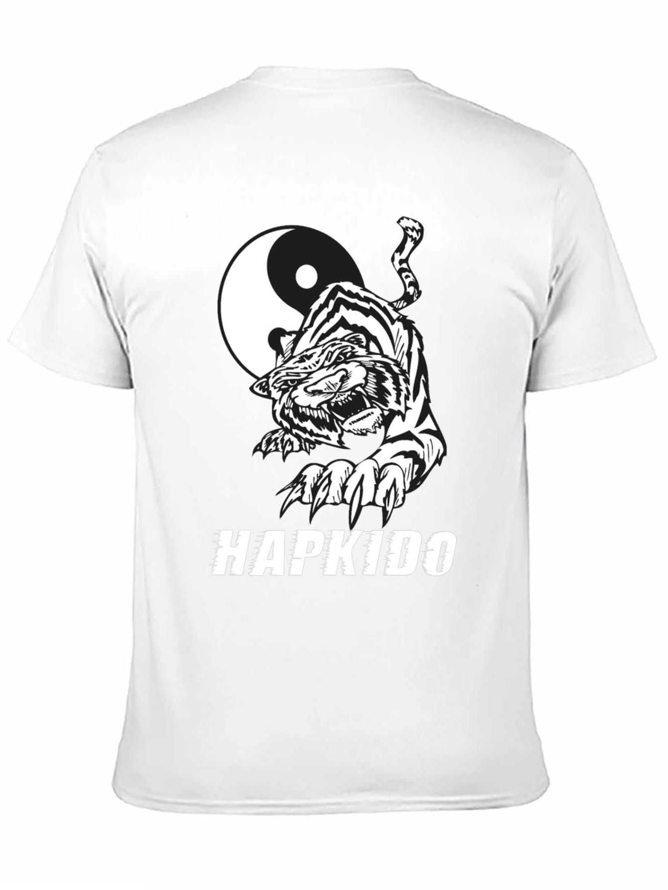 Hapkido Tiger Yin Yang Graphic Tee