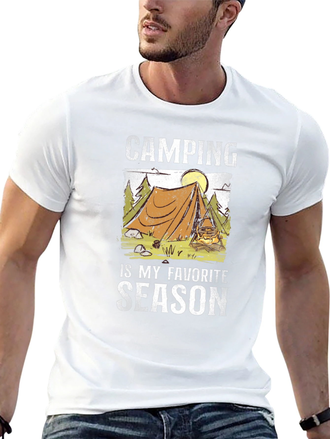 Camping is My Favorite Season Graphic Tee
