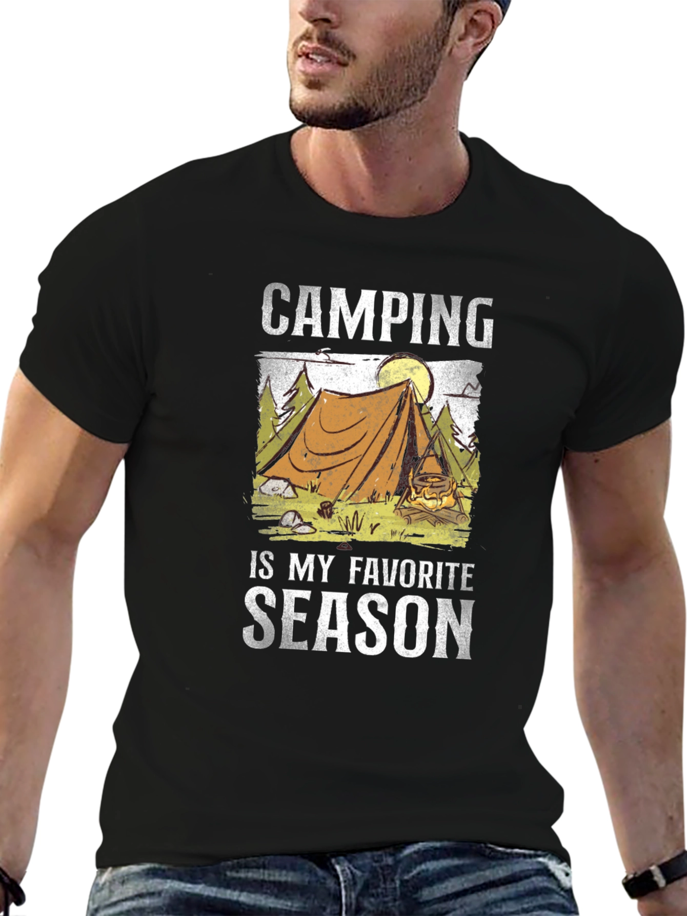 Camping is My Favorite Season Graphic Tee