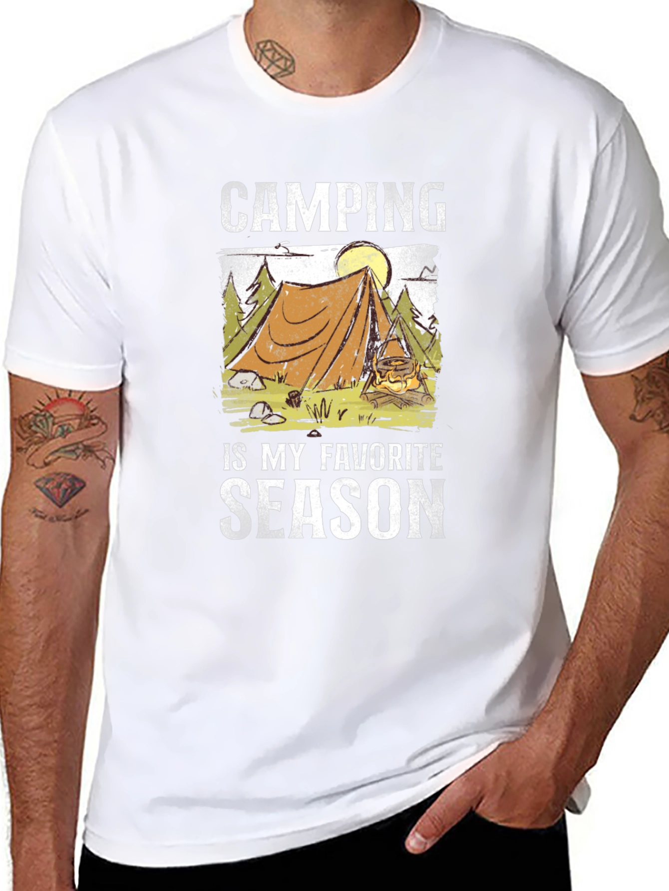 Camping is My Favorite Season Graphic Tee
