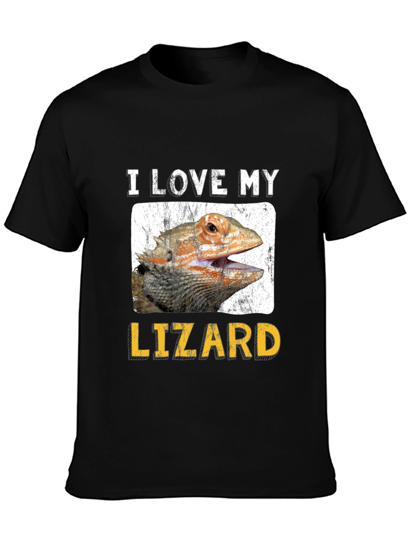 I Love My Lizard Graphic T-Shirt