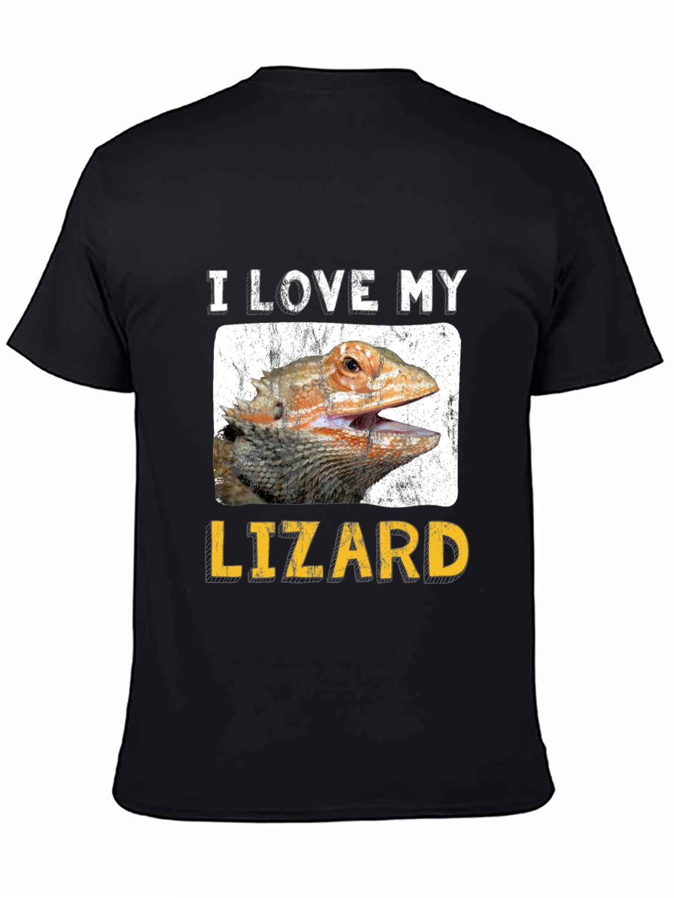 I Love My Lizard Graphic T-Shirt