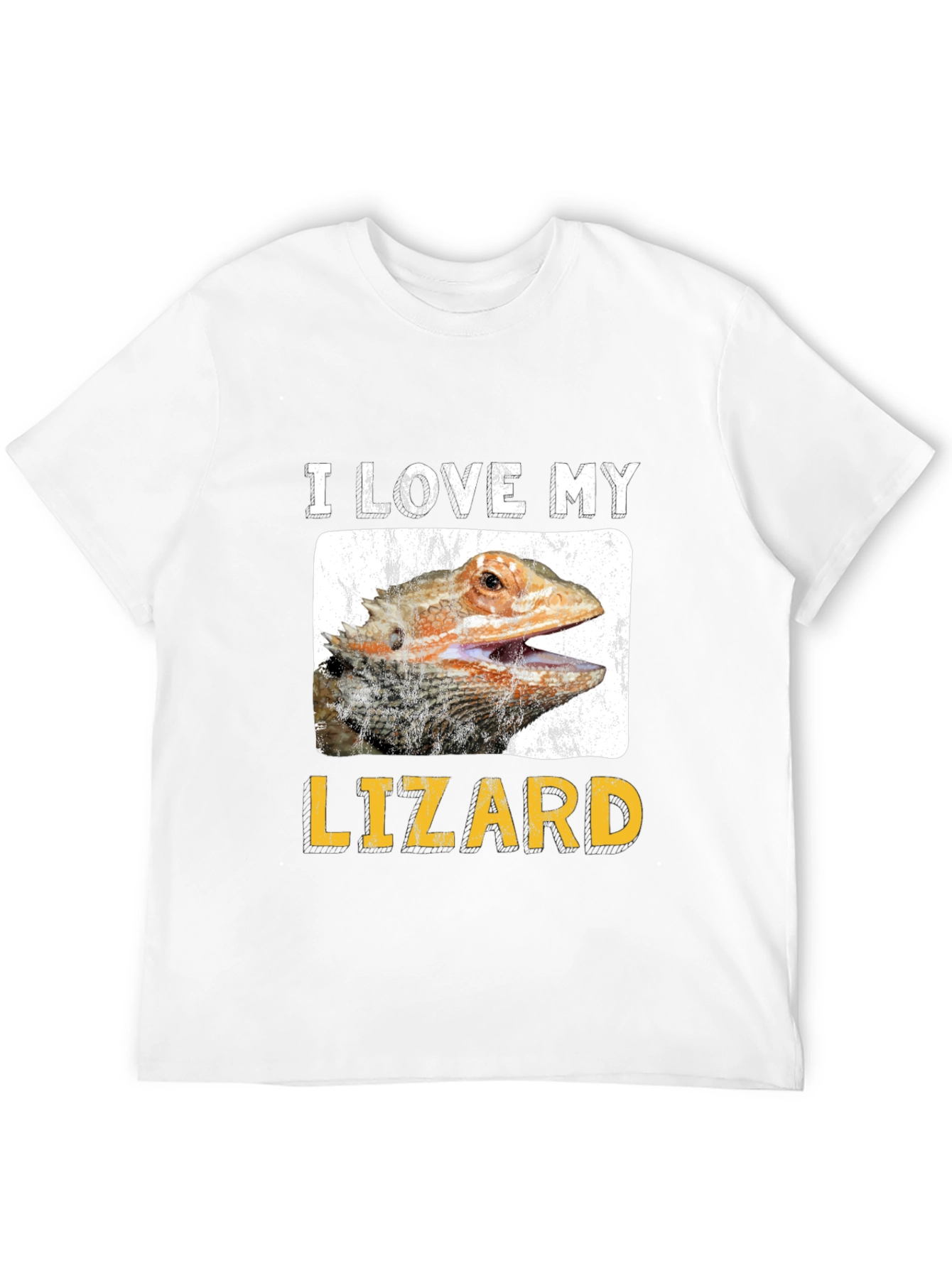 I Love My Lizard Graphic T-Shirt