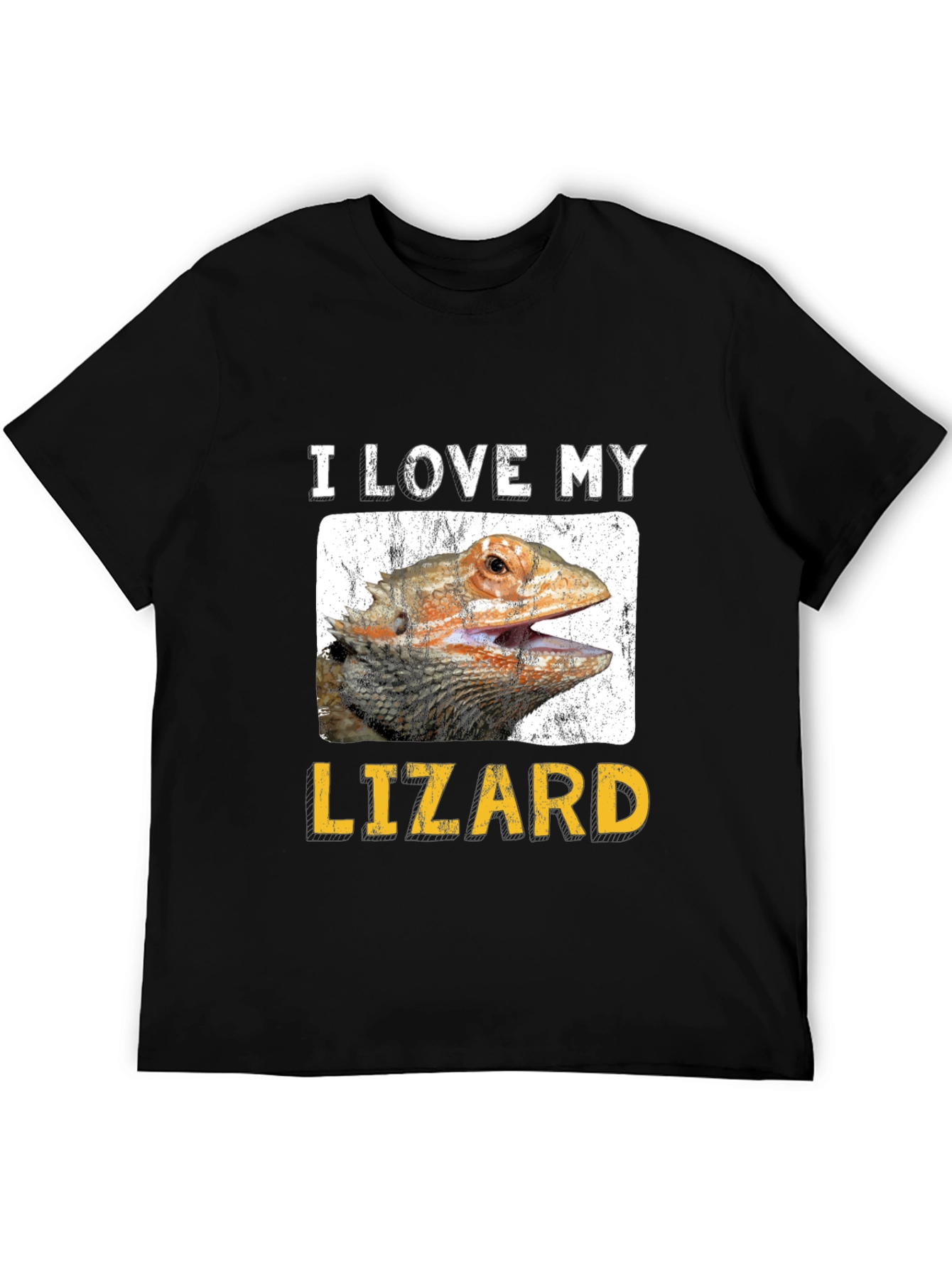 I Love My Lizard Graphic T-Shirt