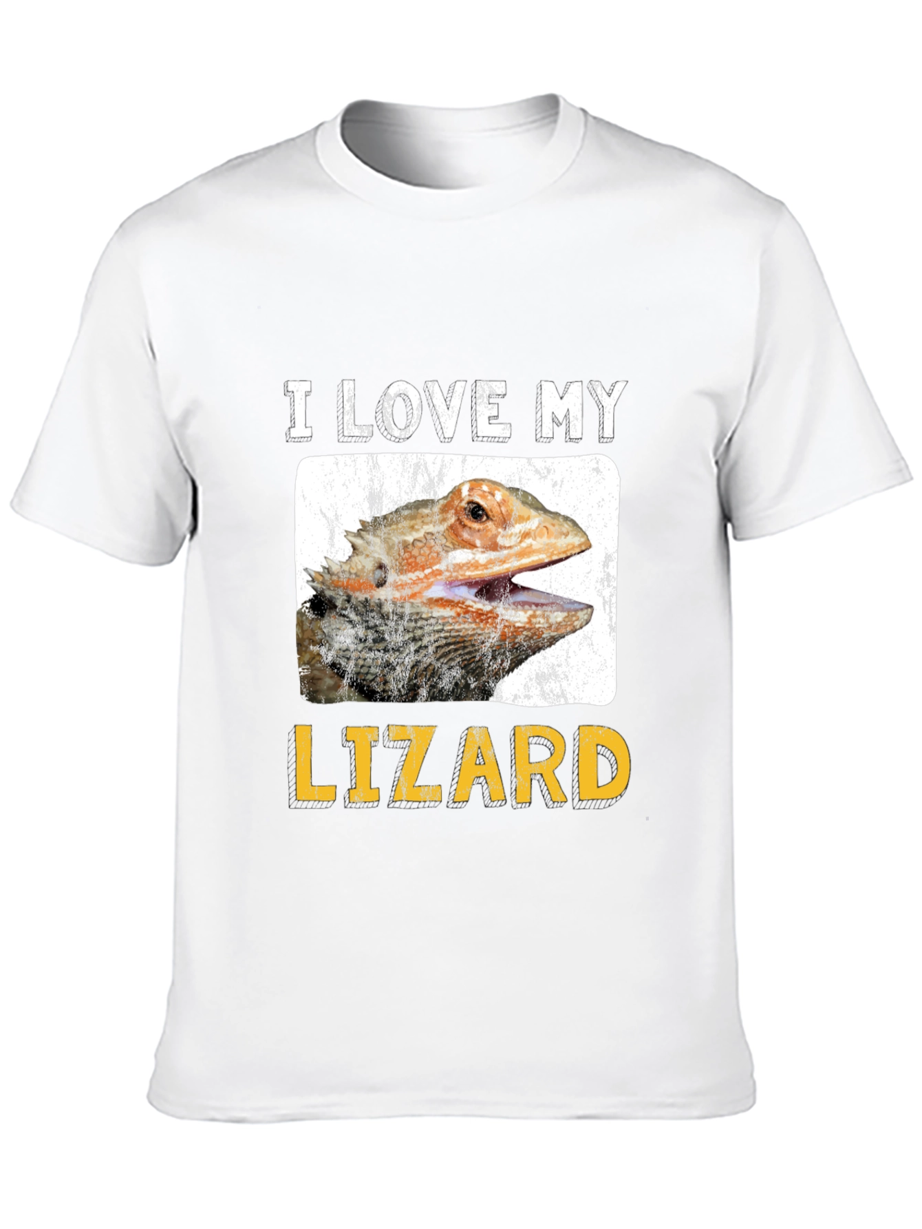 I Love My Lizard Graphic T-Shirt