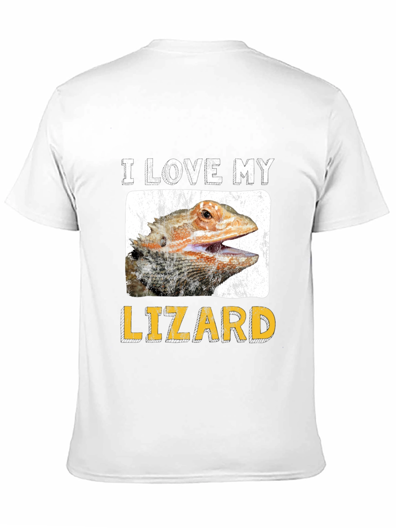 I Love My Lizard Graphic T-Shirt