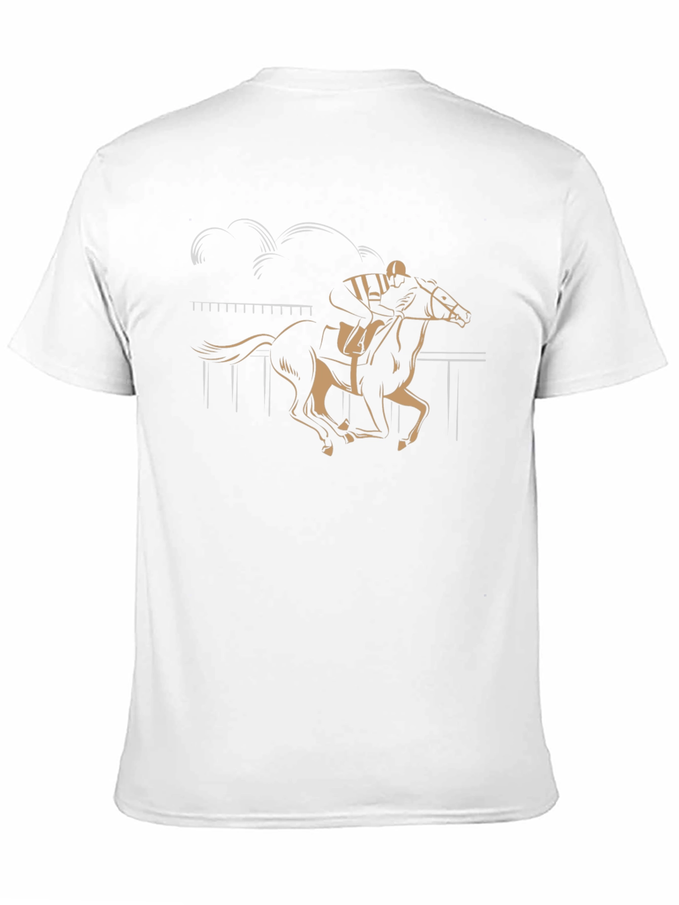 Horse Racing Graphic Tee - Black