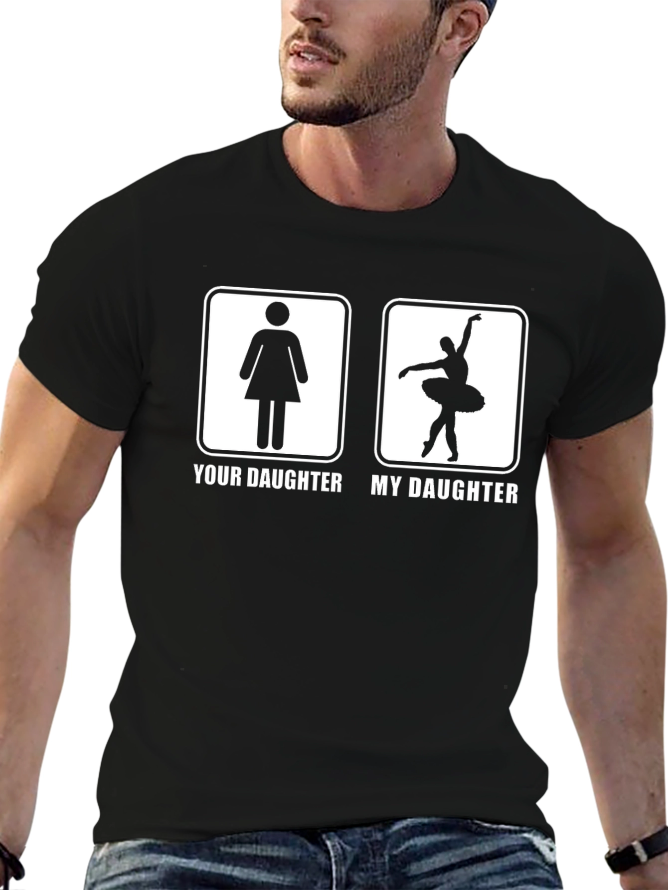 Your Daughter vs. My Daughter T-Shirt Ballerina Dance Tee