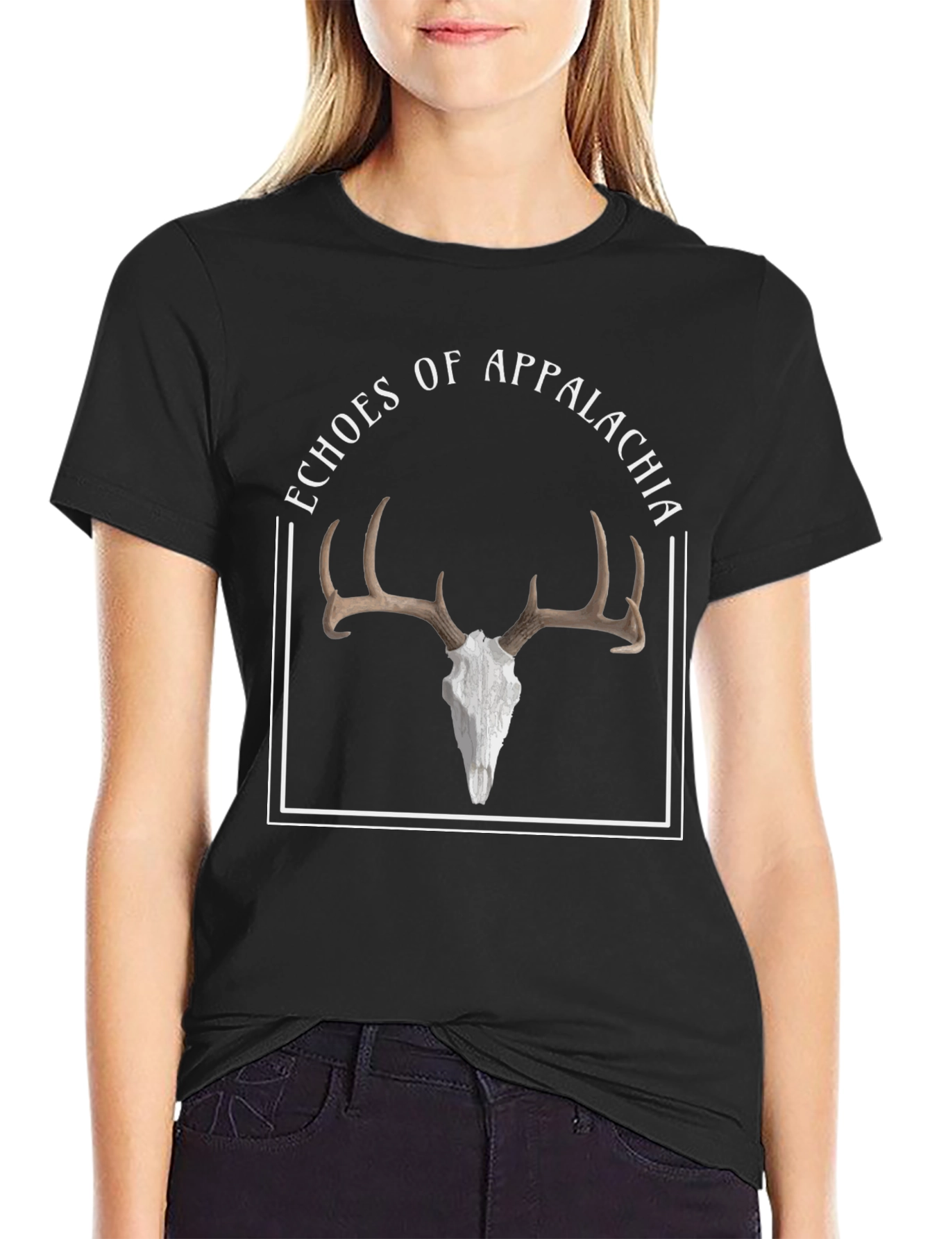 Echoes of Appalachia Deer Skull Tee