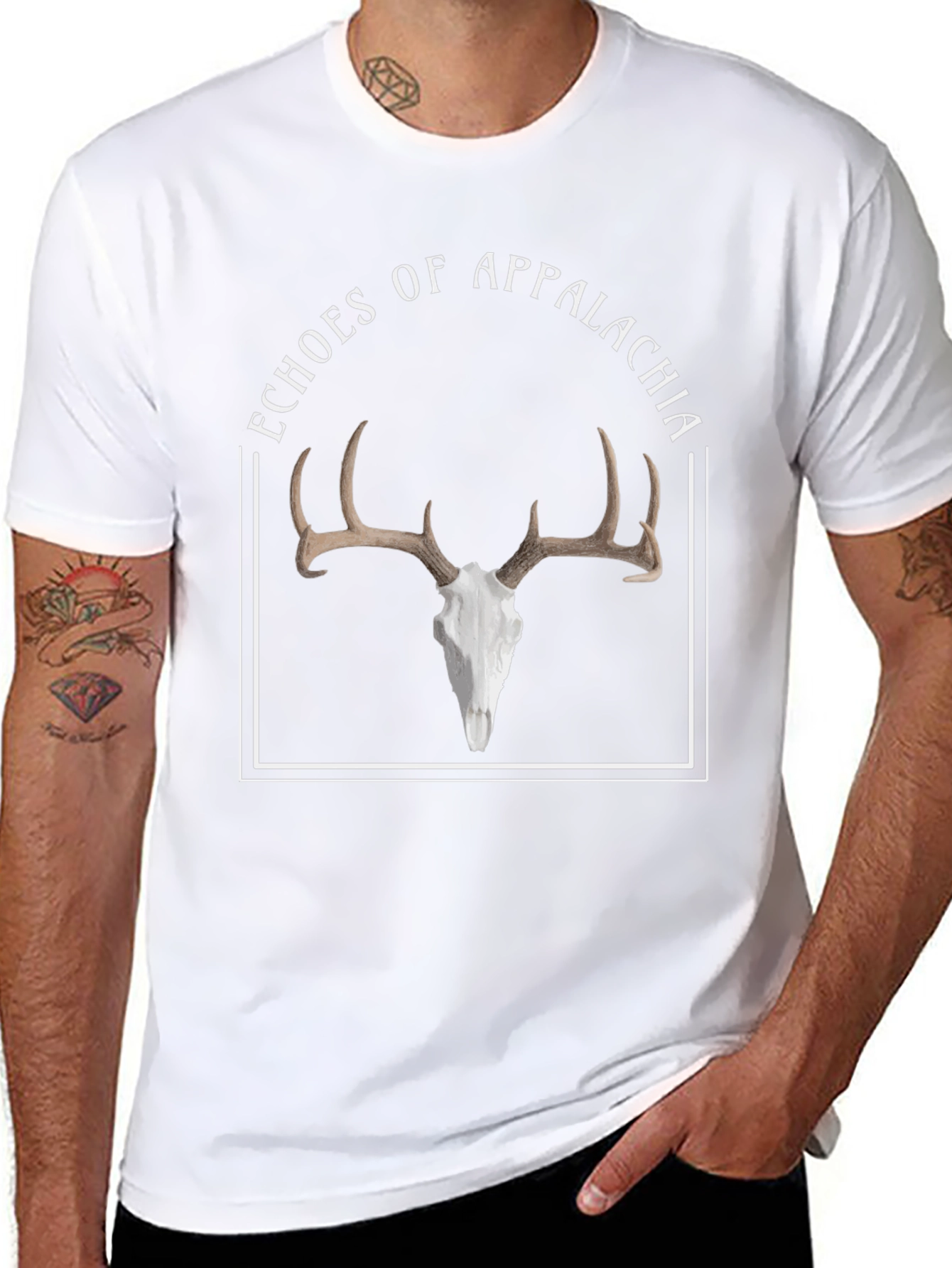 Echoes of Appalachia Deer Skull Tee