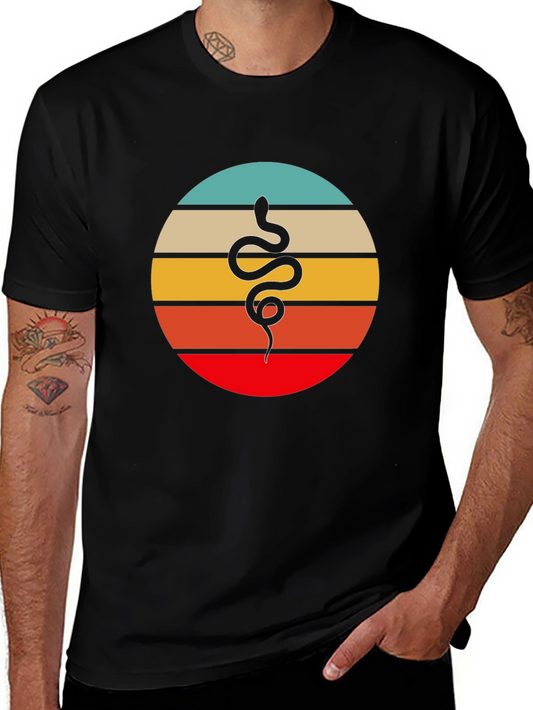 Retro Snake T-Shirt - Vintage Style Graphic Tee