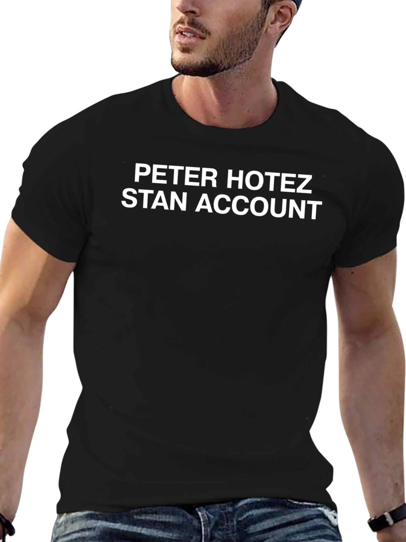 Peter Hotez Stan Account Graphic Tee - Black