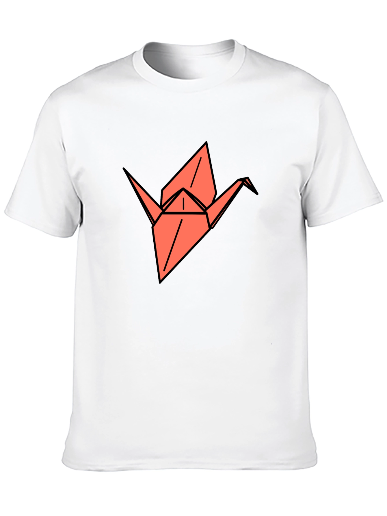 Origami Crane Graphic Tee - Stylish and Unique