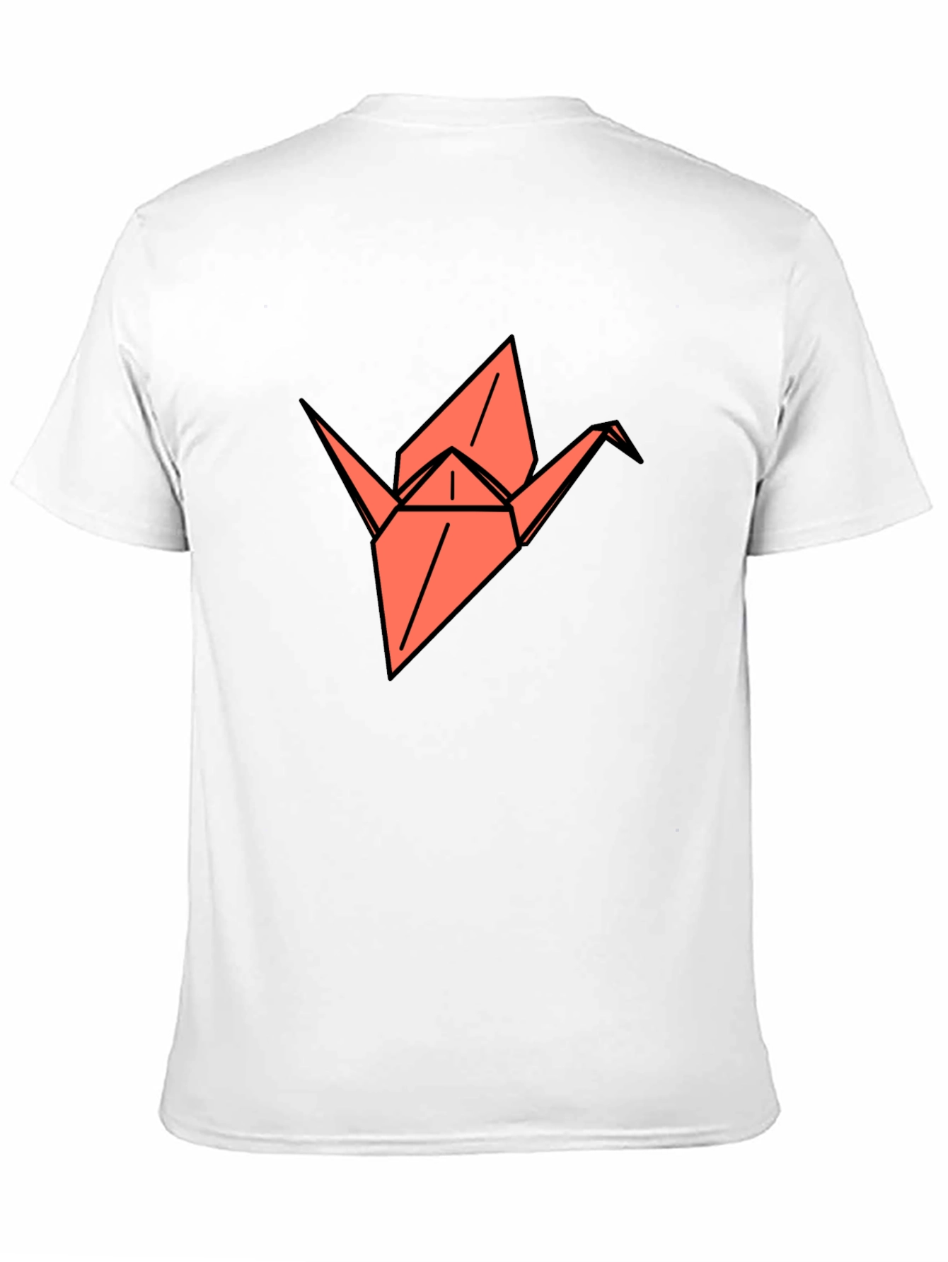 Origami Crane Graphic Tee - Stylish and Unique