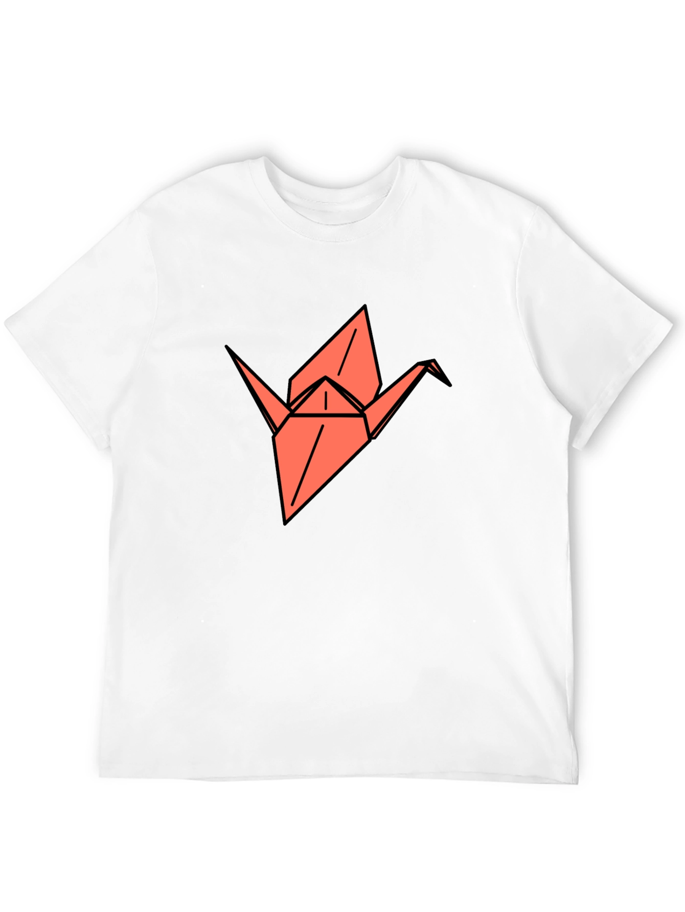 Origami Crane Graphic Tee - Stylish and Unique