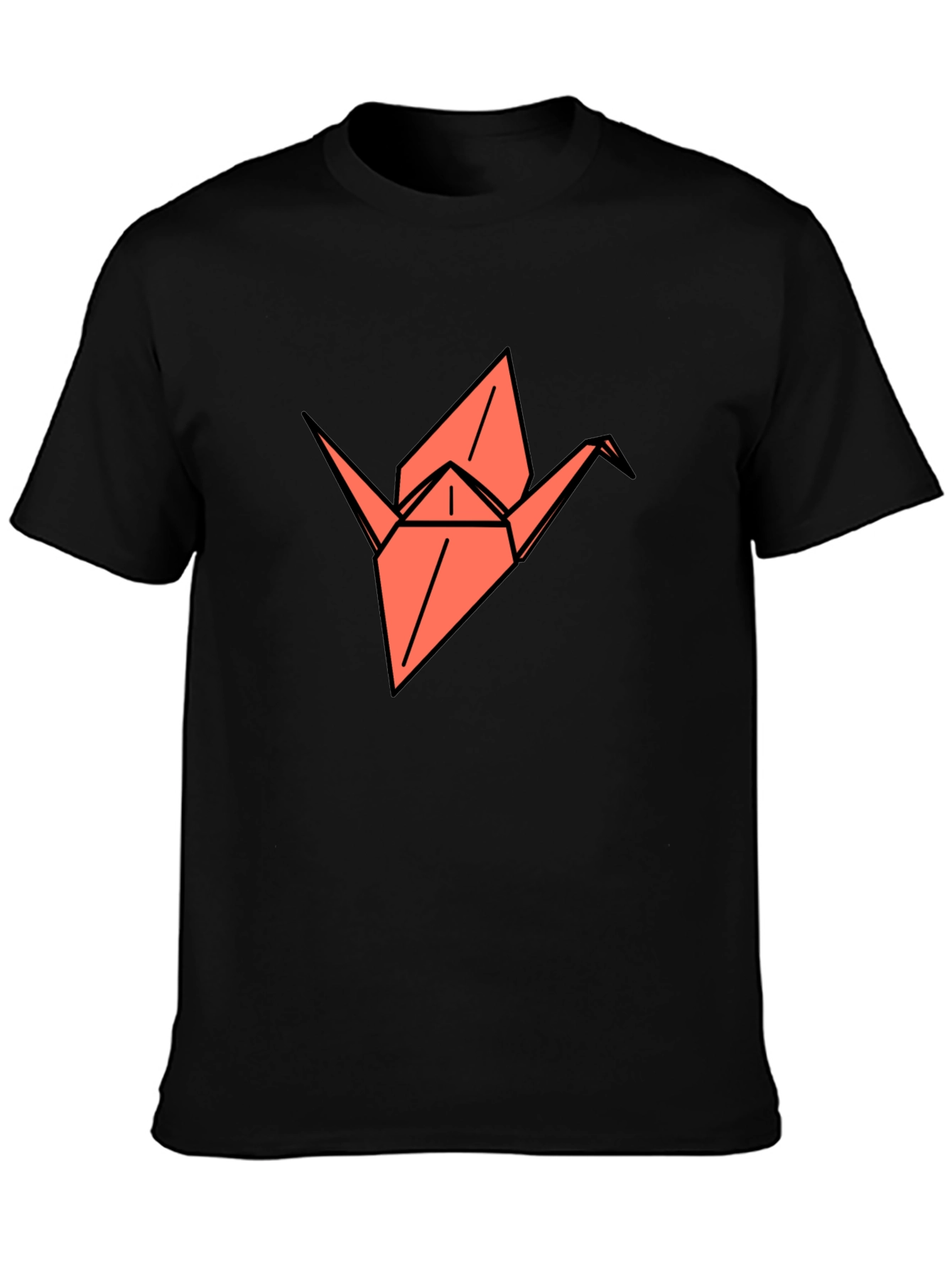 Origami Crane Graphic Tee - Stylish and Unique