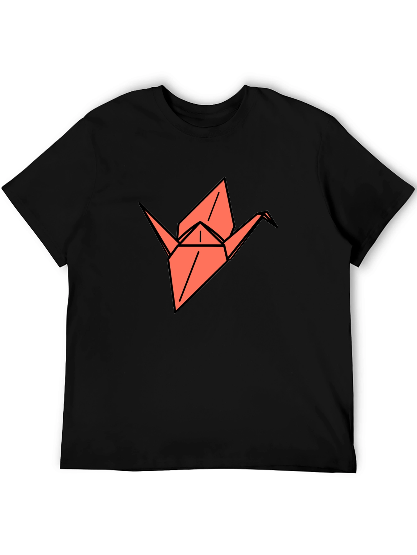 Origami Crane Graphic Tee - Stylish and Unique