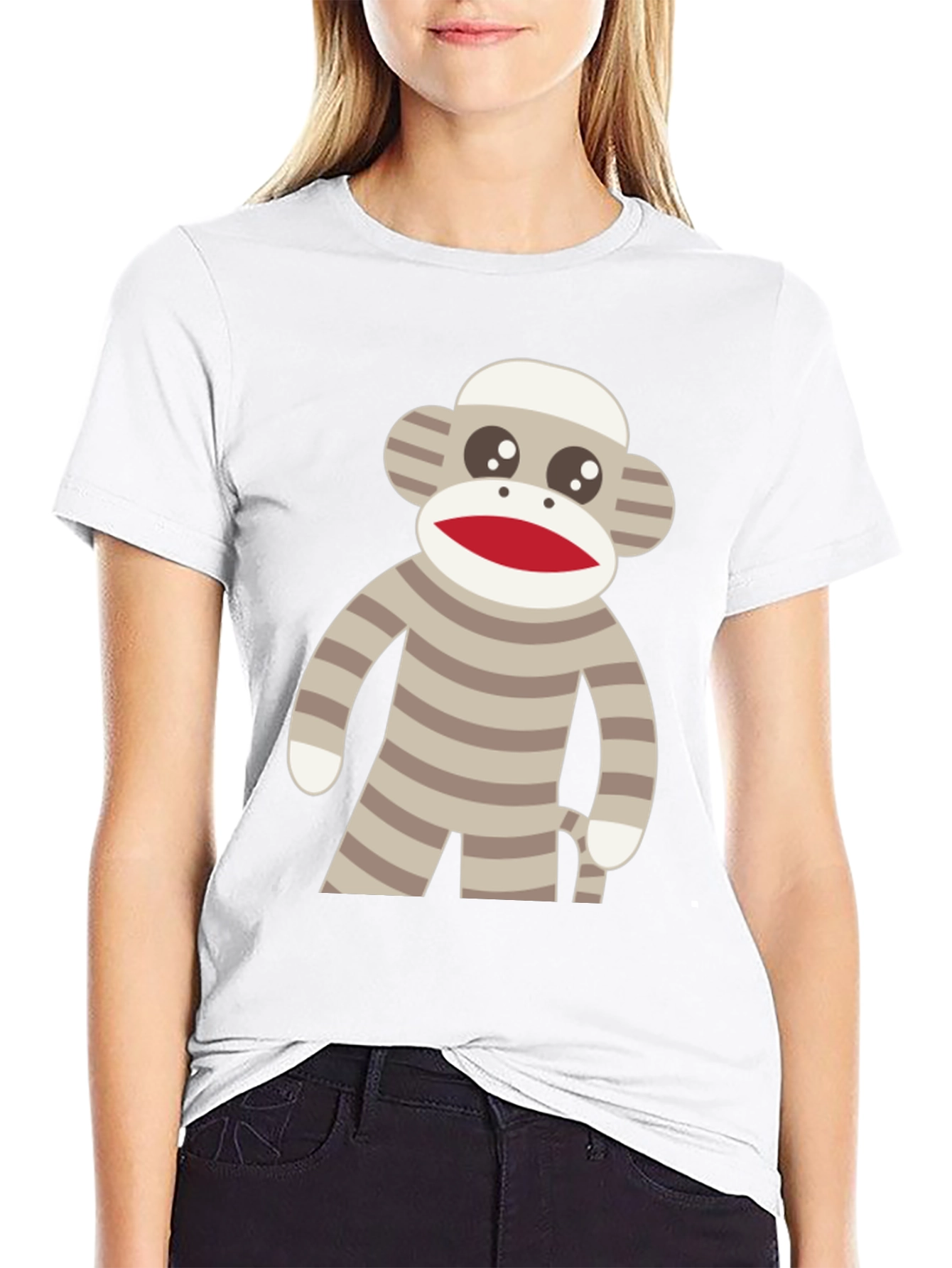 Sock Monkey Graphic Tee - Fun & Quirky Design