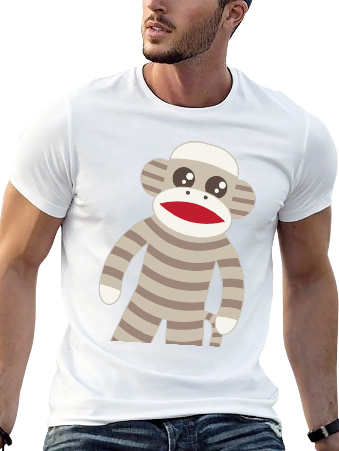 Sock Monkey Graphic Tee - Fun & Quirky Design