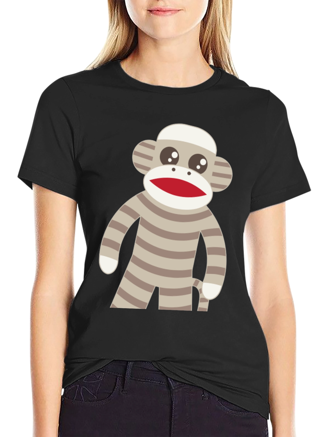 Sock Monkey Graphic Tee - Fun & Quirky Design