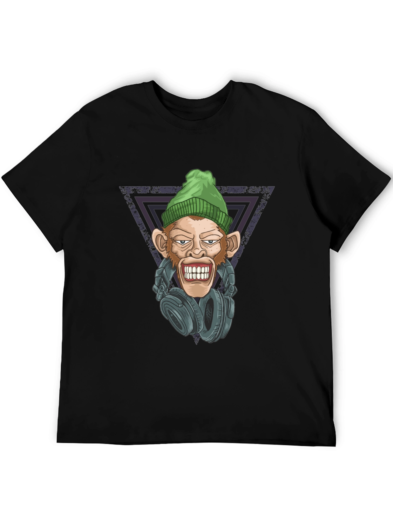 Cool Monkey DJ Graphic T-Shirt