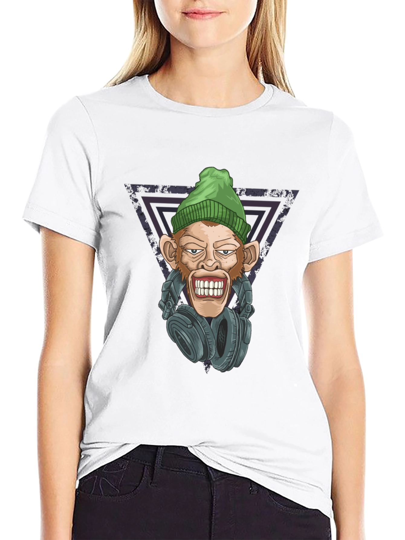 Cool Monkey DJ Graphic T-Shirt