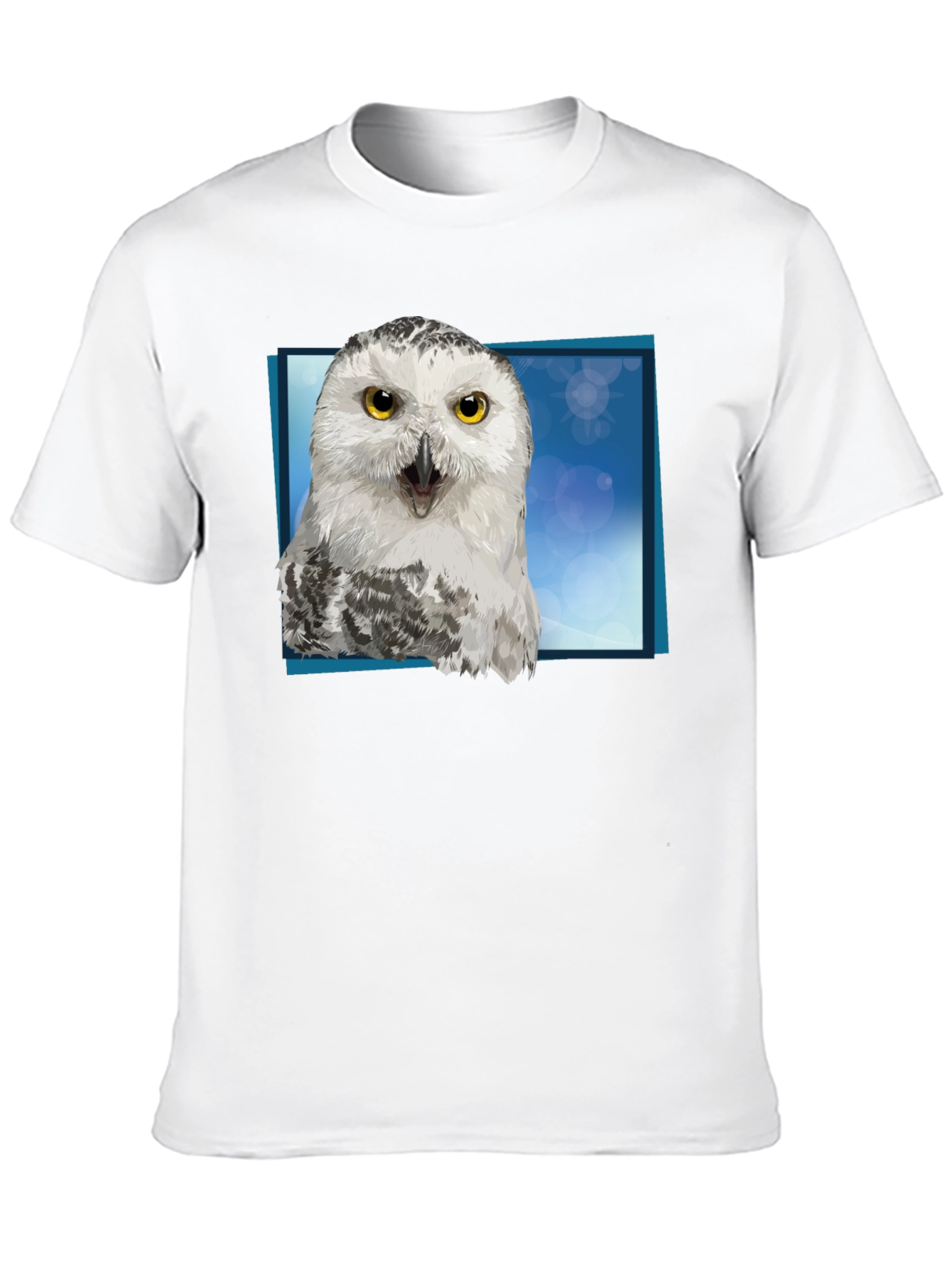 Owl Graphic Tee - Unique Bird Print