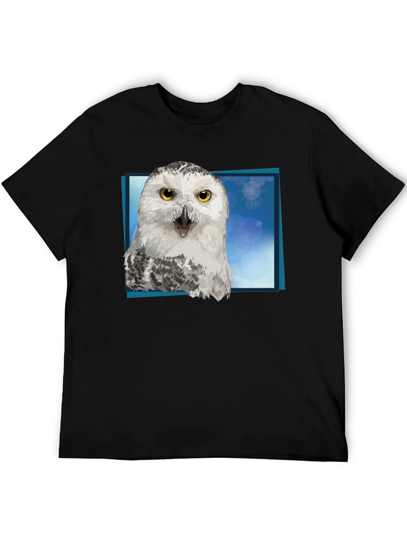Owl Graphic Tee - Unique Bird Print