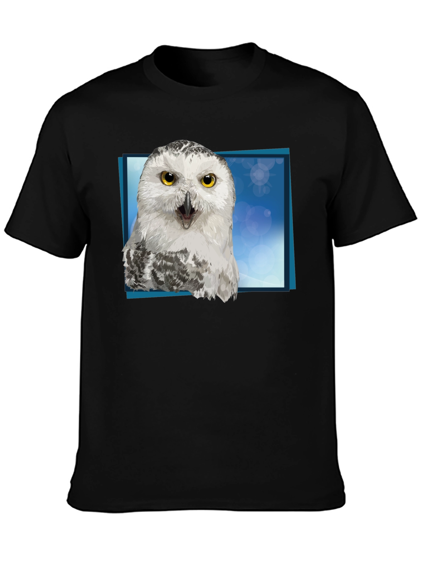 Owl Graphic Tee - Unique Bird Print