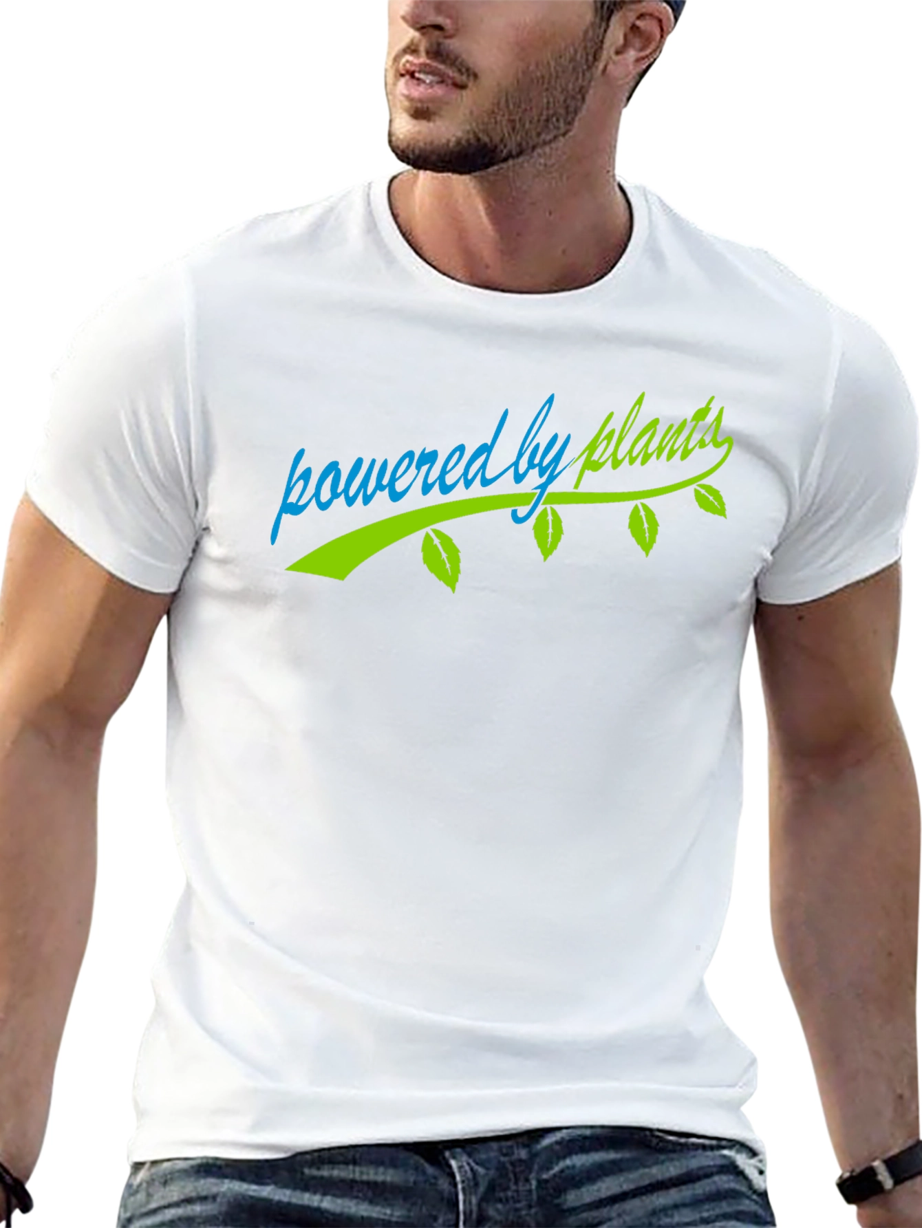 Powered by Plants Black T-Shirt