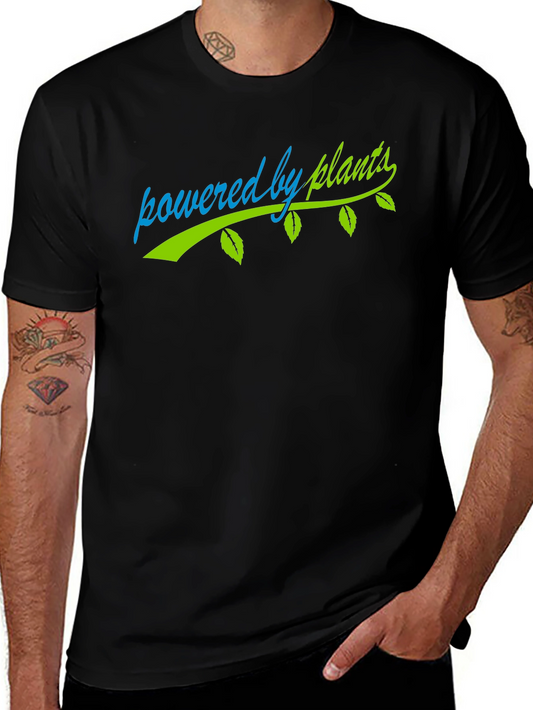 Powered by Plants Black T-Shirt