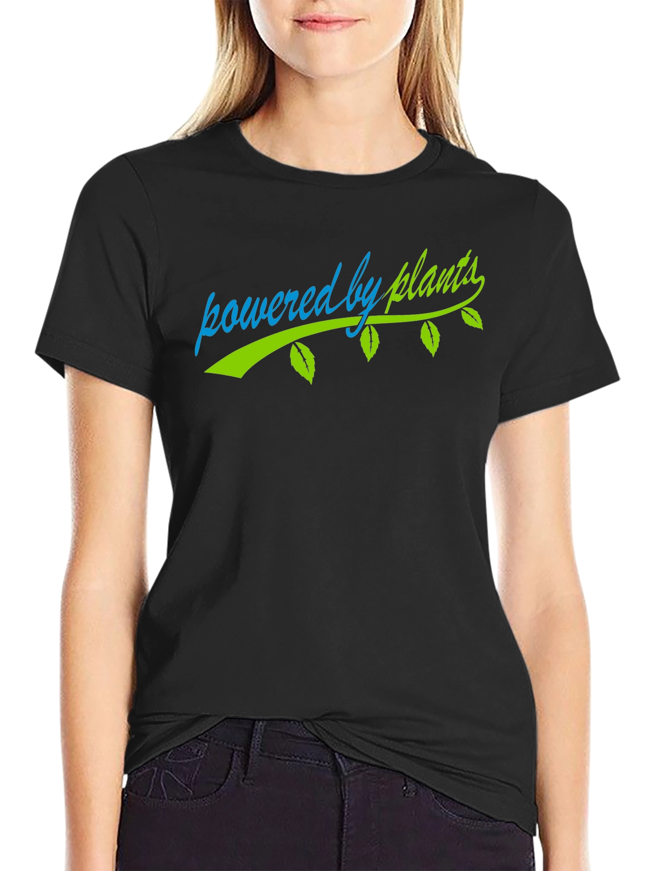Powered by Plants Black T-Shirt