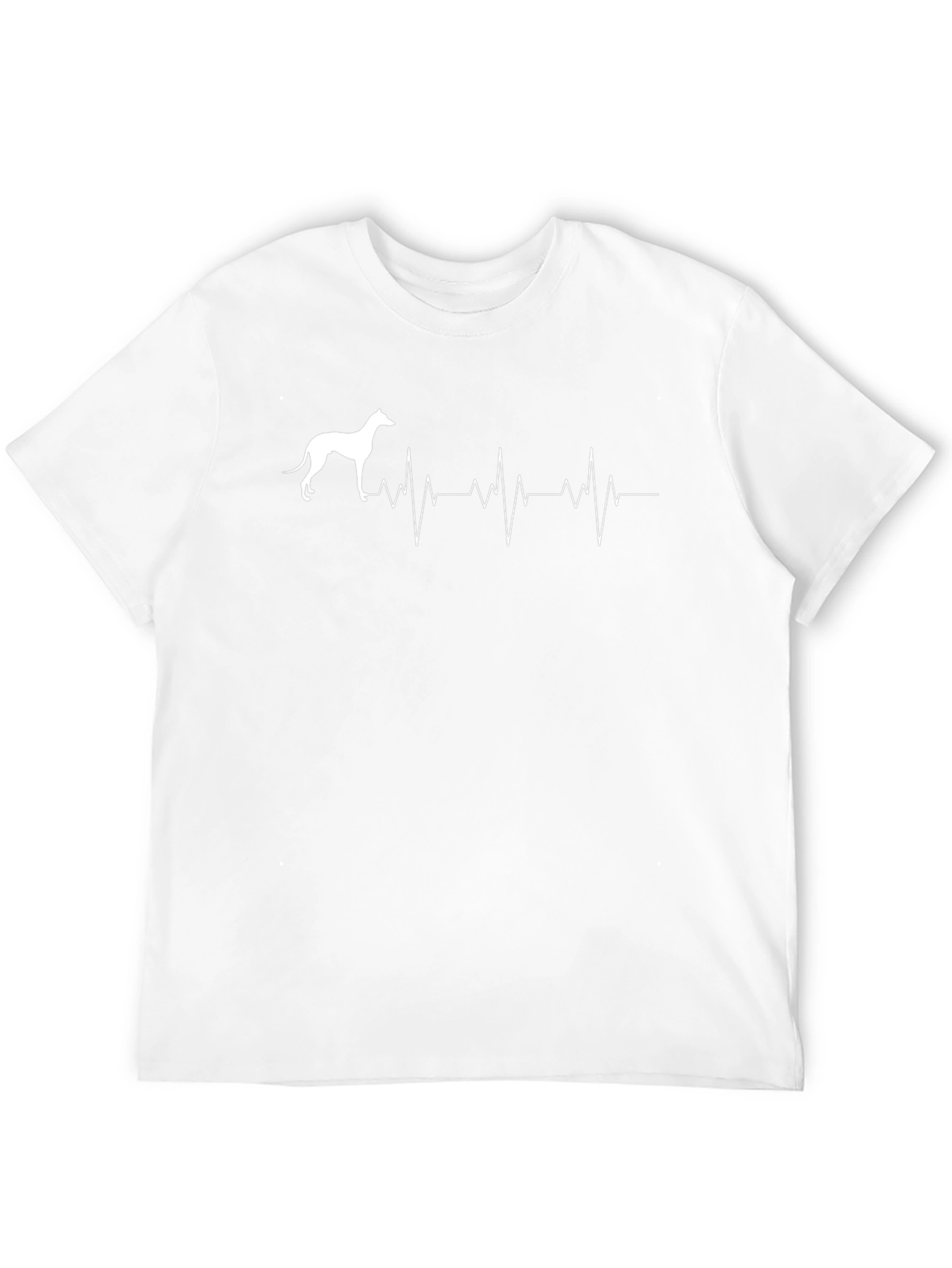 Greyhound Heartbeat T-Shirt - Dog Lover Tee