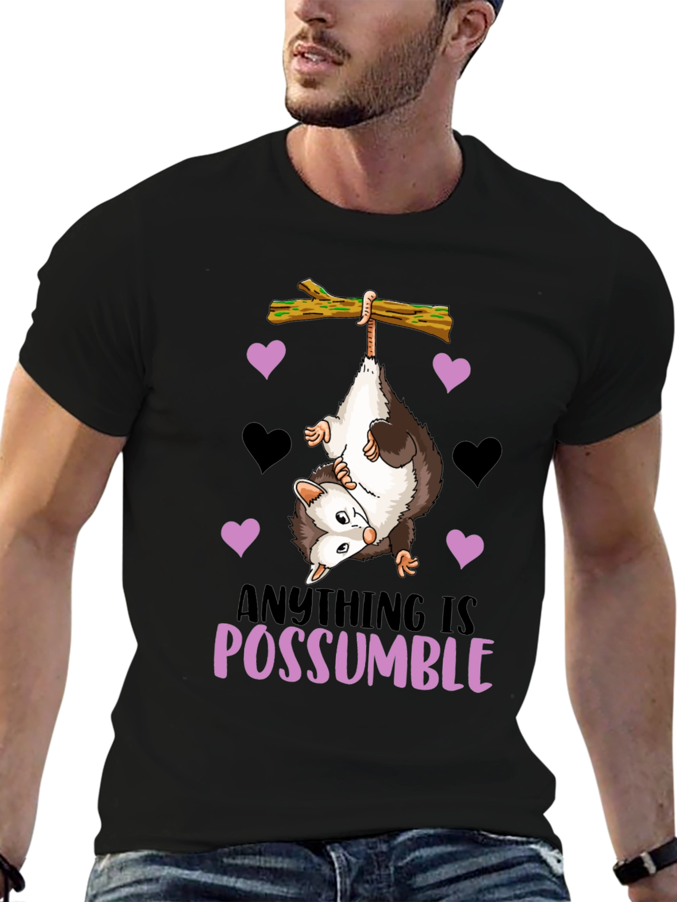 Anything Is Possumble Graphic T-Shirt