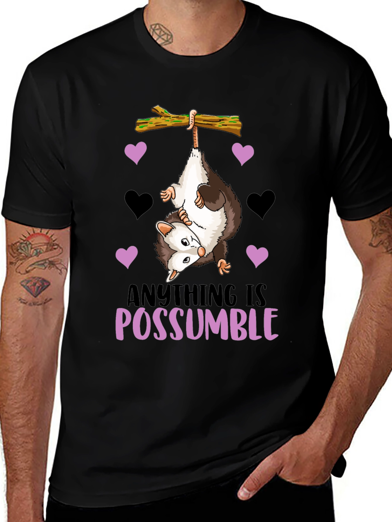 Anything Is Possumble Graphic T-Shirt