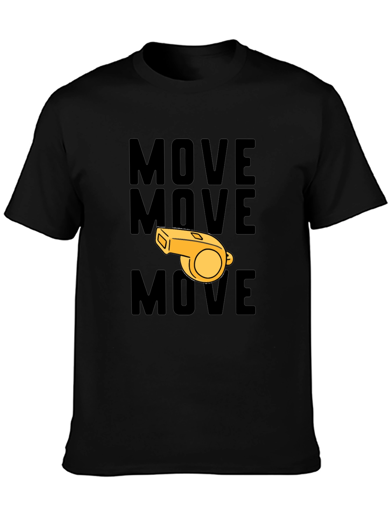 Move Whistle Graphic T-Shirt