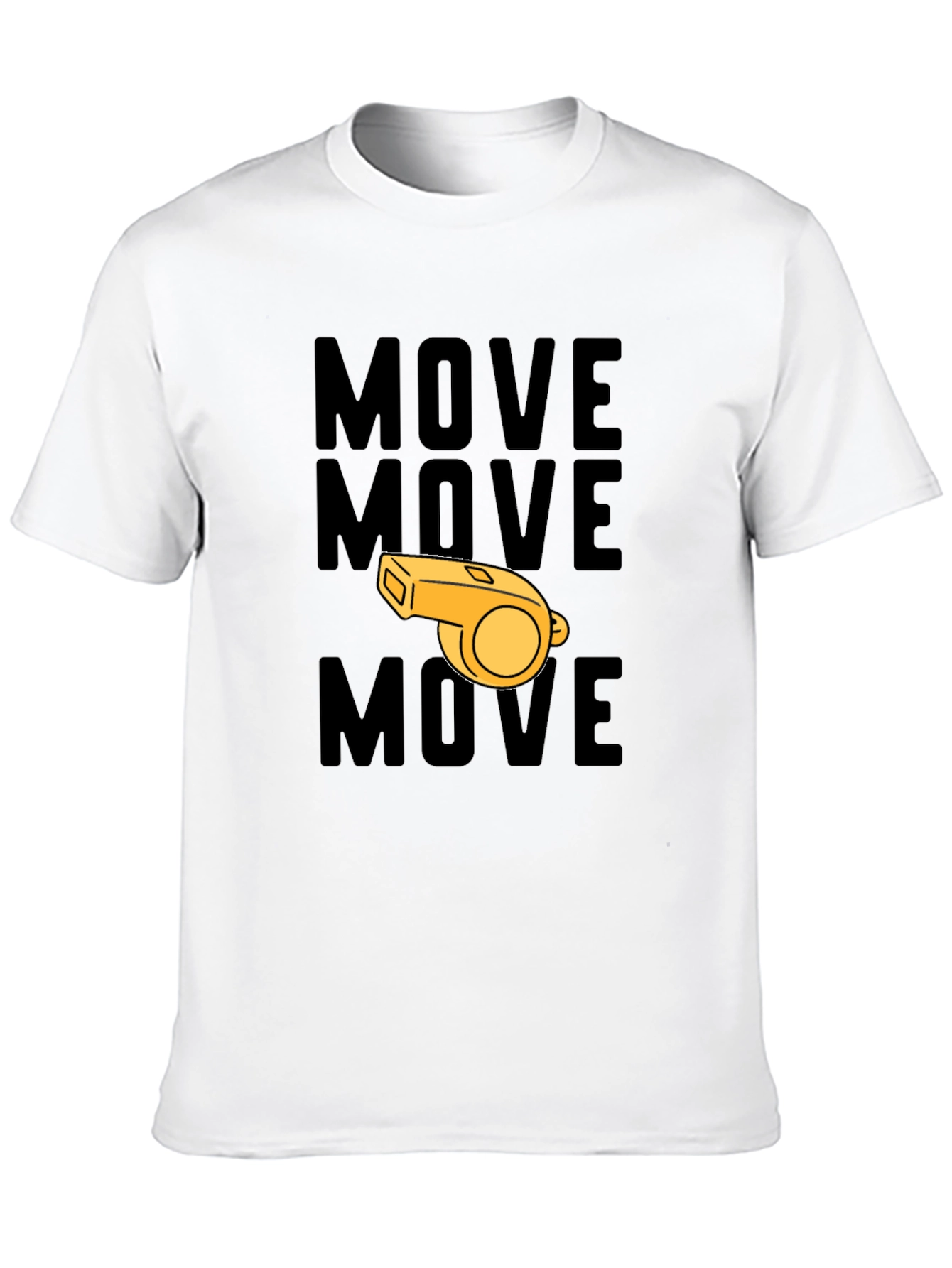 Move Whistle Graphic T-Shirt