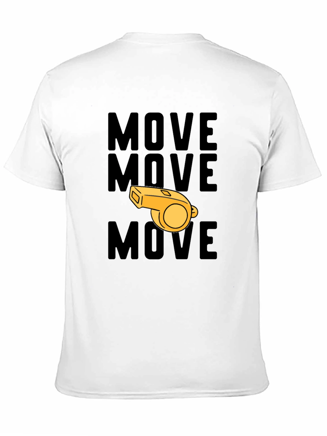 Move Whistle Graphic T-Shirt