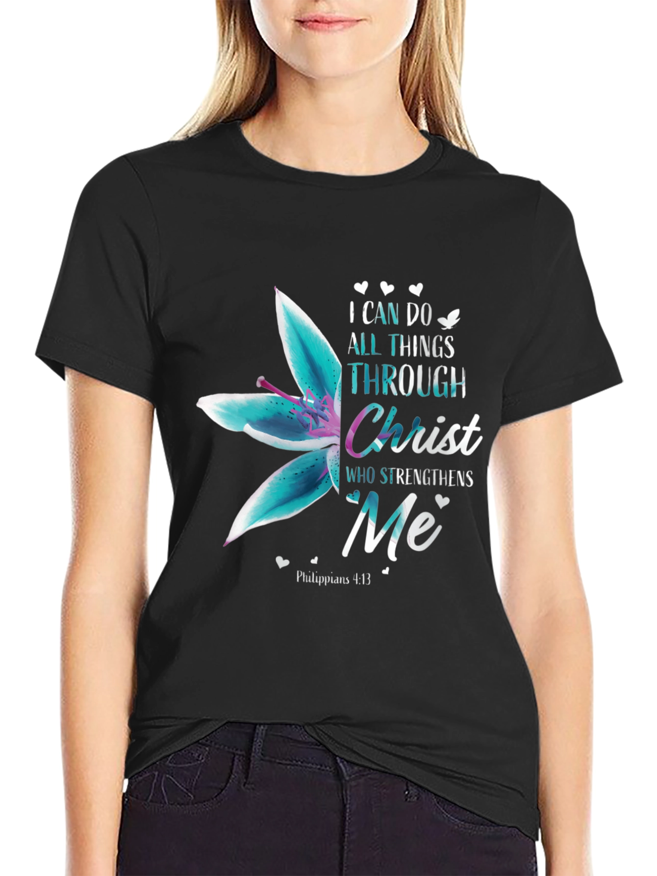Christian Graphic T-Shirt - I Can Do All Things