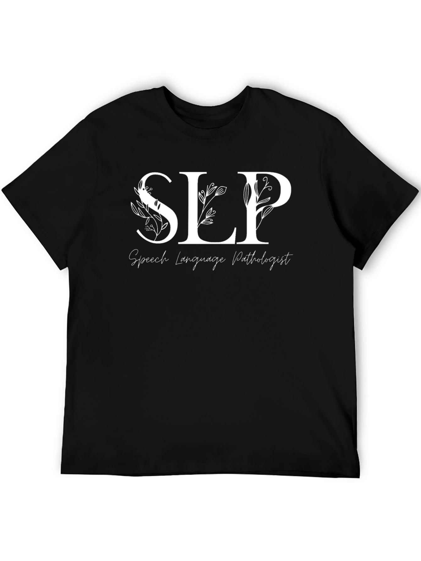 SLP Speech Language Pathologist Floral T-Shirt