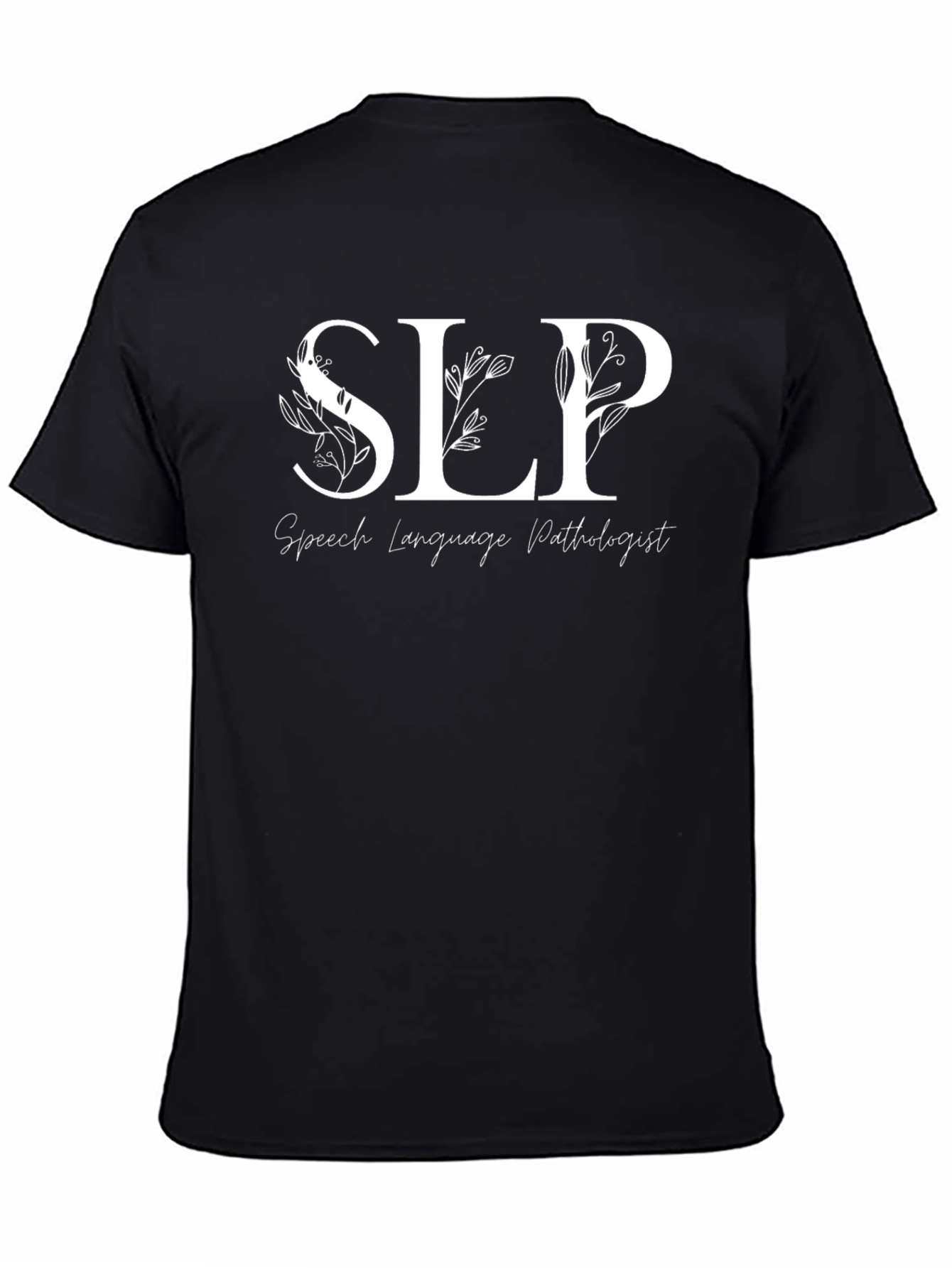SLP Speech Language Pathologist Floral T-Shirt