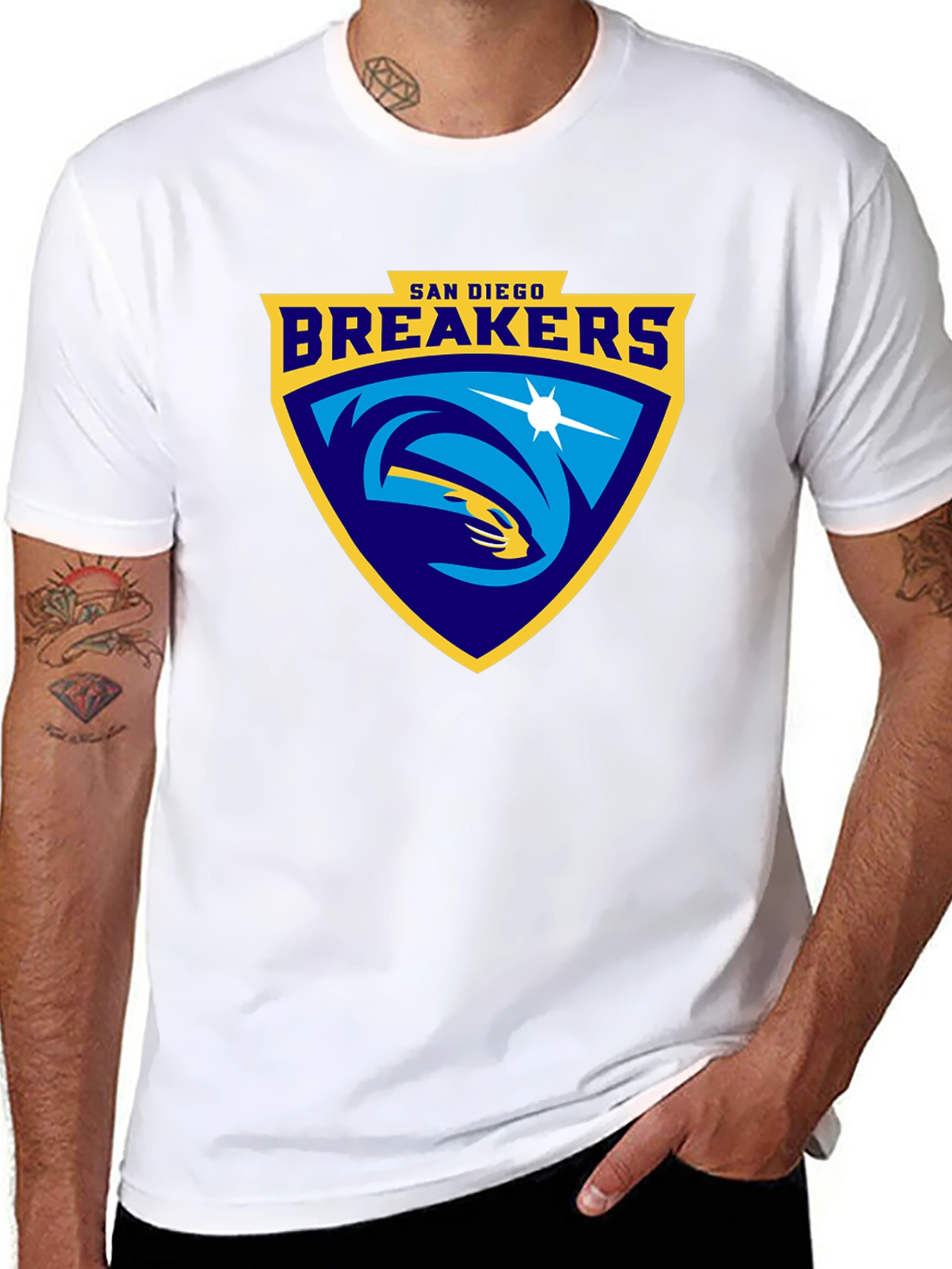 San Diego Breakers Black T-Shirt