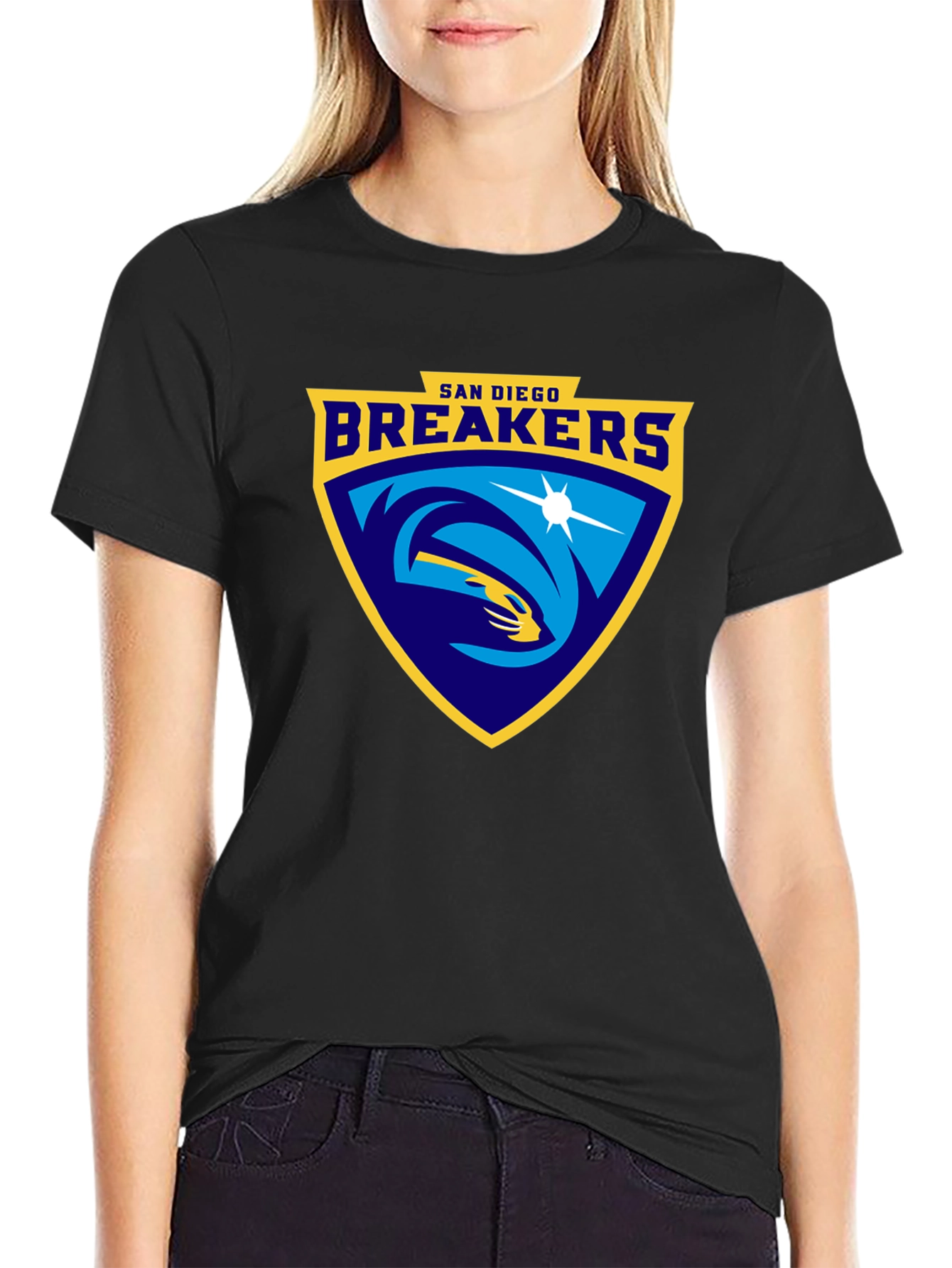San Diego Breakers Black T-Shirt