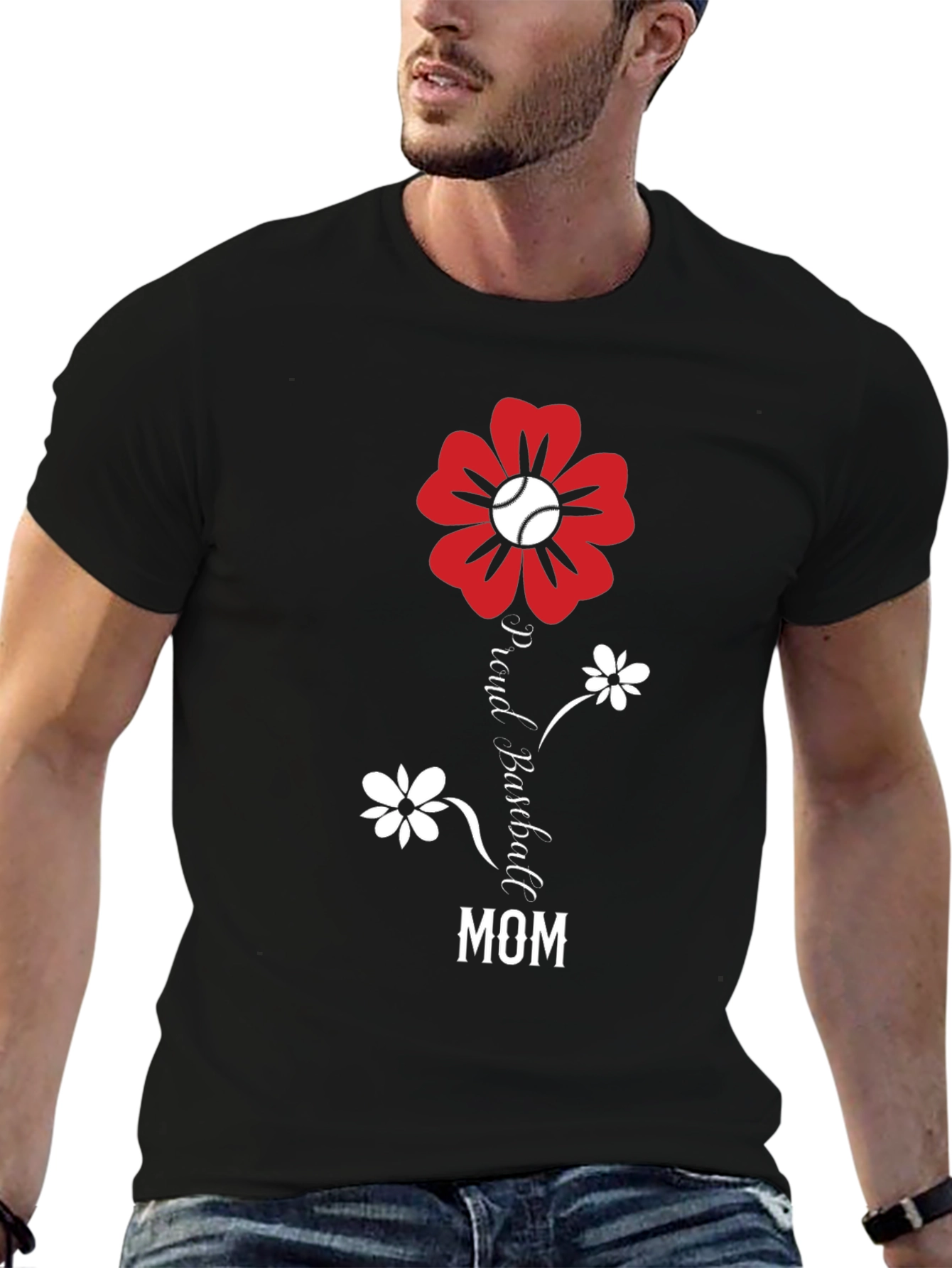 Proud Baseball Mom T-Shirt
