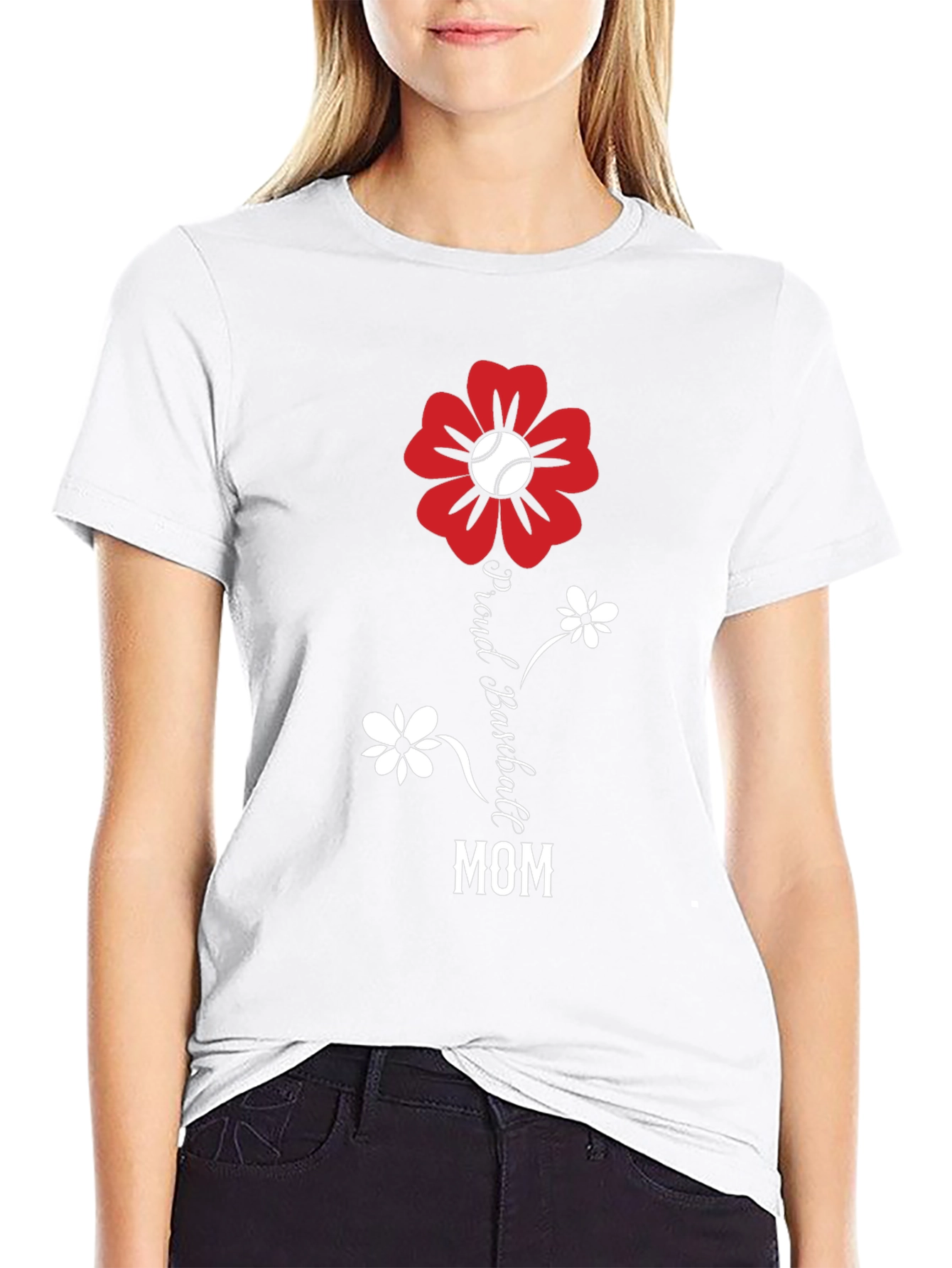 Proud Baseball Mom T-Shirt