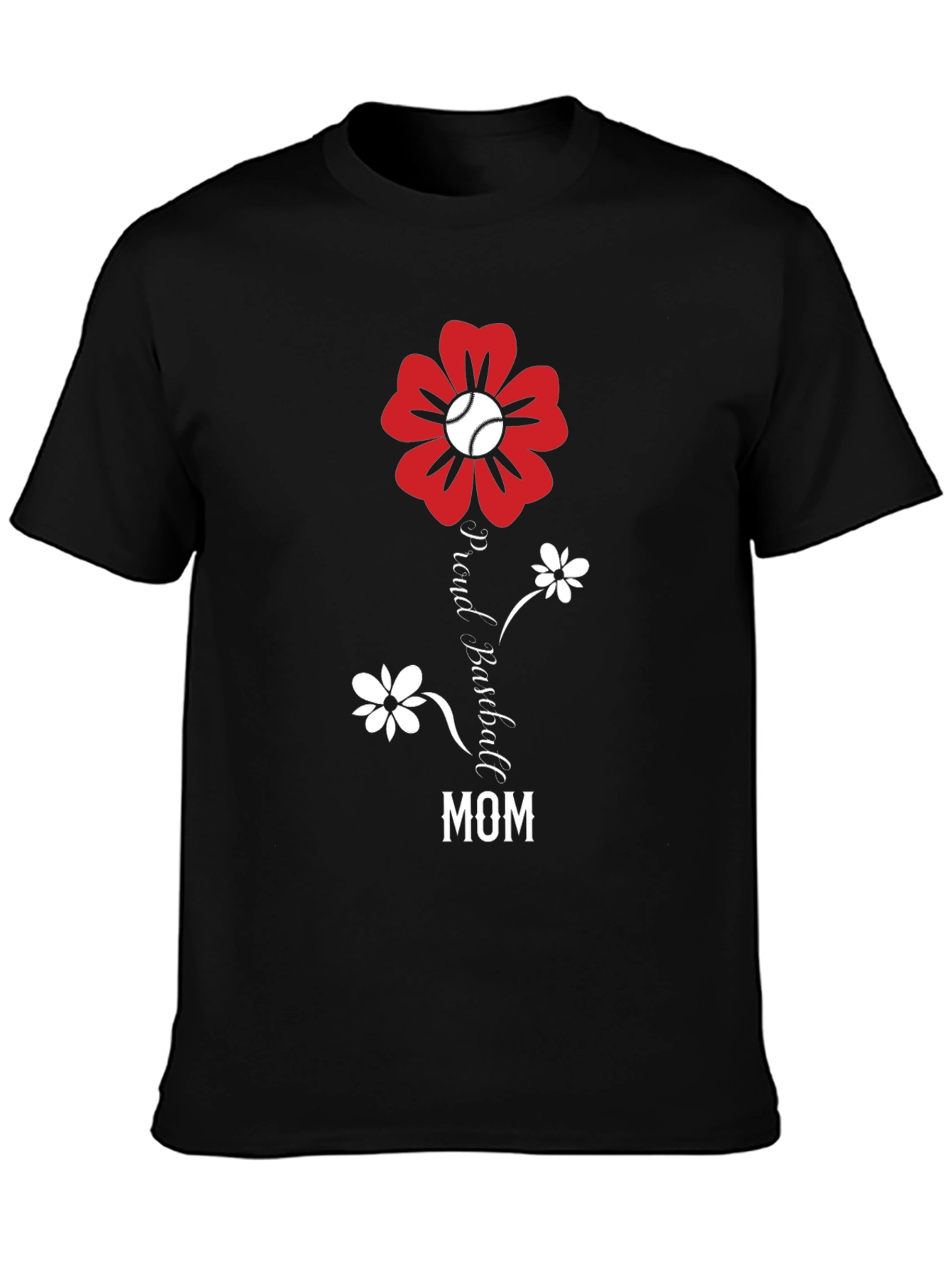 Proud Baseball Mom T-Shirt