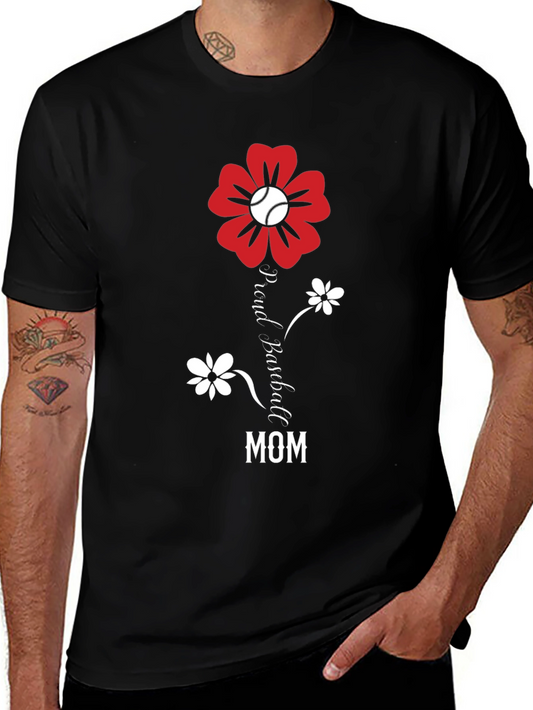 Proud Baseball Mom T-Shirt
